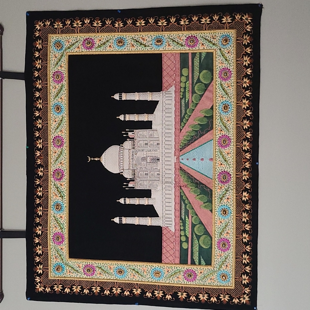 Taj Mahal Wall Display Tapestry